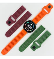Huawei ile Uyumlu Air Loop 22mm Kordon GT6/GT6 Pro/GT5/GT5 Pro/GT4/GT3/GT3 Pro/GT2/GT2 Pro 46mm için Pin-and-Tuck Toka GT6 Pro Kordon Yumuşak Doku Nefes Alabilen Delikli GT6 Kordonu