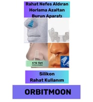 Yeni Seri Rahatlatıcı Uyku Önleyici Horlama Azaltıcı Nefes Alıp Verme Burun Delik Aparatı 4'lü Set