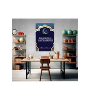 Ramazan Bayramınız Mübarek Olsun Temalı Fotoğraf Panosu Branda 100x150