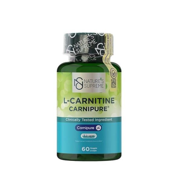 nature's supreme l carnitine Natures Supreme L-Carnitine Carnipure 60 Kapsül Aromasız