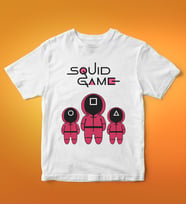 Squid Game Tasarımlı Tshirt