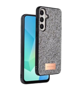 Coverzone Samsung Galaxy A16 5G ile Uyumlu Parlak Simli Telefon Bright K?l?f? Boncuk ??lemeli ??k Tasar?m Darbe Emici Kenarlar Tam Koruma Sa?layan Kaymaz Kapak Galaxy A16 5G i�in K?l?f G�m�?