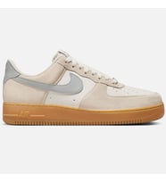Nike Air Force 1 '07 LV8 Leather Unisex Sneaker Swoosh Hakiki Deri Günlük Spor Ayakkabı Krem