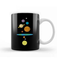Flat Earth Solar System Kupa Bardak Porselen