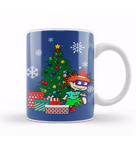 Chucky Rugrats Around The Christmas Tree Kupa Bardak Porselen
