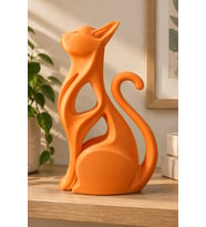 Modern Kedi Dekoratif Biblo
