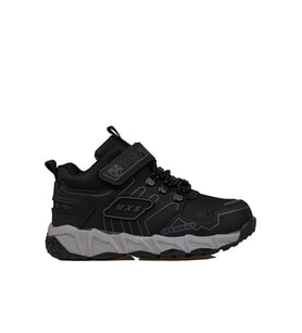 Trend Adımlar Siyah MX Unisex Çocuk Spor Bot