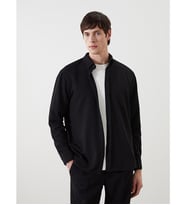 LCW Vision Siyah Slim Fit Uzun Kollu Erkek Gömlek