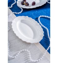 Oval Kayık Tabak 20 cm, Şık ve Kullanışlı Ev ve Davet Malzemesi