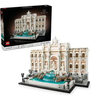 ® Architecture Trevi Çeşmesi 21062 - Yetişkinler için Dekoratif ve Sergilenebilir Model Yapım Seti (