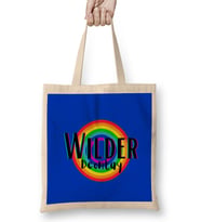 Deontay Wilder- Retro Rainbow Style Bez Çanta Uzun Saplı
