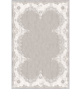 Eliana Home Baskılı, Yıkanabilir Kaymaz Taban Salon Halısı LNA1488 100x150 cm (Bej)