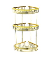 SARAY OVAL 3 LÜ KÖŞELİK GOLD 22*22