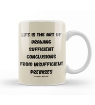 Life Quotes Style Lover Sayings Words Gifts Samuel Butler Kupa Bardak Porselen