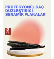 Saç Düzleştirici Seramik Plakalı 230c Hızlı Isınma 360° Kablo