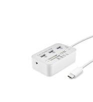 Type-C Hub Combo 3*Usb3.0 + Ms + Sd + M2 + Tf 20Cm Beyaz HDX7029
