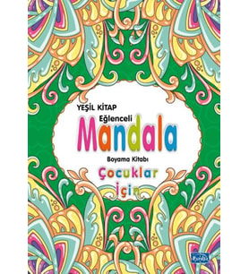 Çocuklar İçin Mandala Yeşil