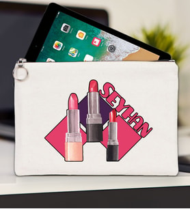 BK Gift Kişiye Özel İsimli-2 Tablet Çantası 30x21cm(12 Renk Seçeneği), Ipad Çantası, Baskılı Tablet Kılıfı (Ham)