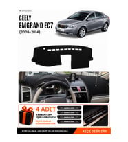 GEELY EMGRAND EC7 (2009-2014) Uyumlu Torpido Örtüsü Torpido Kılıfı - Siyah