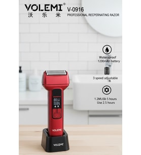 Volemı® V-0916 Islak-Kuru Turbo Sakal Tıraş Makinası Derinlemesine Tıraş