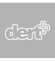 Dert+ Araba Sticker siyah 18x7 CM (Beyaz)