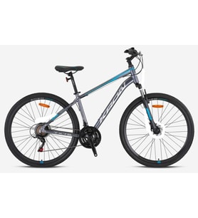 Kron TX 75 Trekking V-Fren 28" Jant 17' Kadro 21 Vites Dağ Bisikleti Mat Gri Siyah Mavi