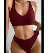 Fantezia Night Kadın Kırmızı Desteksiz Seamless Tangalı İç Çamaşır Takımı