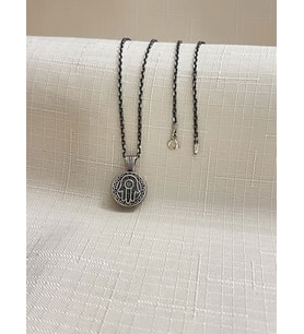 FATMA ANA ELİ 925 AYAR GÜMÜŞ KOLYE