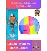 Çok Renkli  Su Geçirmez Sızdırmaz Kaymaz Elastik Yüzme  Silikon Deniz Havuz Yüzme Bonesi