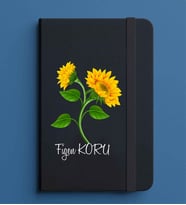 Kişiye Özel 13x21 Siyah Defter-7
