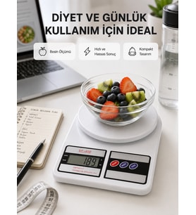 Taşınabilir Hassas Tartı – 5kg Kapasite, 1g Ölçüm, Gram ve Ons Desteği Yeni Nesil