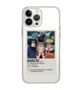 Iphone 15 Pro Uyumlu Naruto Anime Desenli Şeffaf Telefon Kılıfı