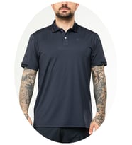 Nike EF-4481 Erkek Battal Polyester Mesh Polo Yaka T-Shirt (Gri)