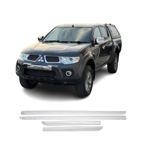 Mitsubishi L200 Krom Yan Kapı Çıtası 2006-2015 Arası Paslanmaz Çelik