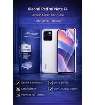 Xiaomi Redmi Note 14 LENSUN Esnek Kırılmaz Ultra Şeffaf Ekran Koruyucu Film