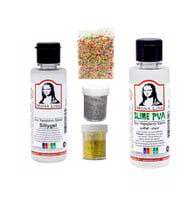 Slime Seti Şeffaf Renk 70 ML Renkli Slaym Südor Sılaym Seti 70 ML Slime Borax (Renksiz)