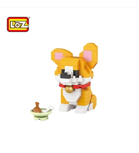 160 Parça Mikro Bloklar Corgi Köpek 10+ Yaş