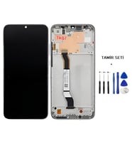 Tkgz - Xiaomi Redmi NOTE 8 Uyumlu Lcd Ekran Dokunmatik -A- Kalite ÇITALI GRİ + TAMİR SETİ