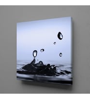 SU DAMLALARI KANVAS TABLO 190x190cm