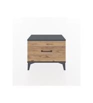 Arges Komodin Tek Çekmeceli 60x30x48 Antrasit-Çam