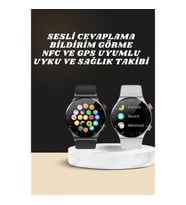 Mey İthalat® Akıllı Saat Çoklu Kordon Seçeneği Amoled Ekran Çok Fonksiyonlu Bluetooth Bağlantılı
