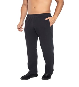 Crozwise 2232 Double Face Düz Kalın Kumaş Günlük Erkek Spor Pantolon (Antrasit)