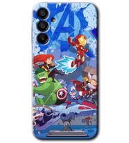 Galaxy A15 Kılıf HD Desen Baskılı Kılıf - Avengers Cartoon