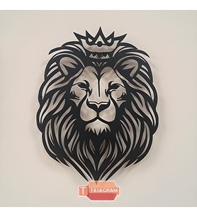 Aslan Kral Metal Tablo