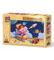 Art Kids Minik Astronot 50 Parça Ahşap Puzzle
