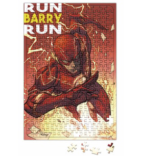 The Flash Run Barry Run Supermen Puzzle 240 Parça Yapboz