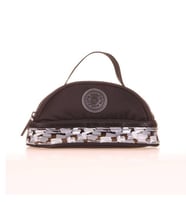 Kaukko Kalem Çantası Crescent Amazıng Stone Black K2639