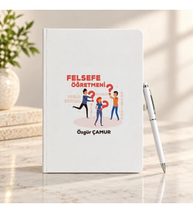Felsefe Öğretmenine İsme Özel Defter ve Kalem Seti