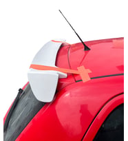 Skoda Fabia ( 2006 - 2014 ) Üniversal Plastik BOYASIZ Spoiler