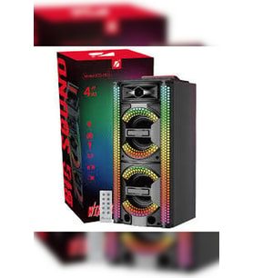 4 inç * 2 10W * 2 ev sinema sistemi kablosuz Subwoofer Stereo hoparlör taşınabilir acil radyo Karaoke mikrofonlar